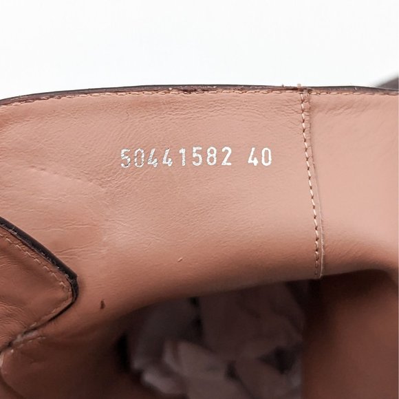 Hugo by Hugo Boss Women Silver Hardware Leather dressy Boots Size 9.5US EUR40 - Picture 11 of 12